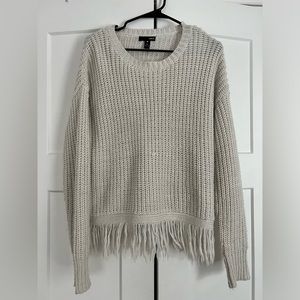 Bloomingdale’s Aqua fringe sweater